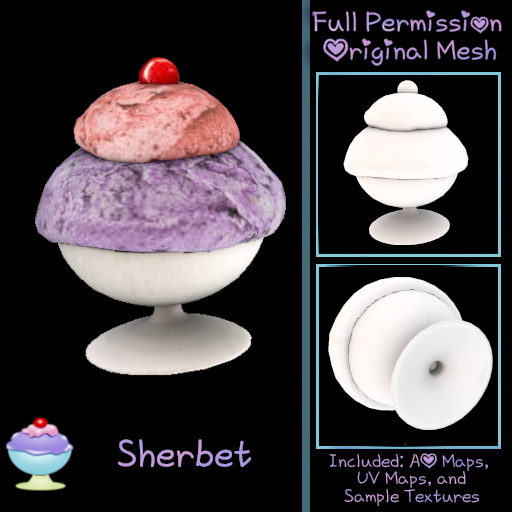Second Life Marketplace - [Sherbert] Full Perm Sherbet (ADD)